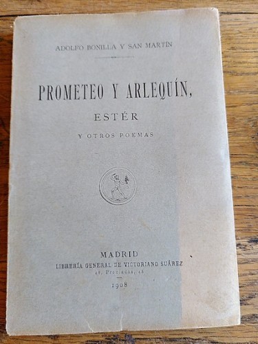 Portada del libro de PROMETEO Y ARLEQUÍN, ESTÉR y otros poemas