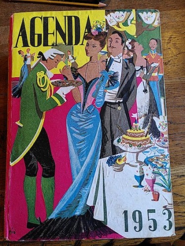 Portada del libro de ALMANAQUE- AGENDA 1953. Sección femenina de F.E.T. y de las J.O.N.S.
