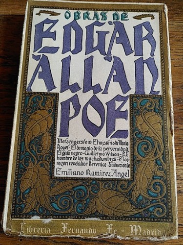 Portada del libro OBRAS DE EDGAR ALLAN POE. (tomo III). Traducción de Emiliano Ramírez Ángel