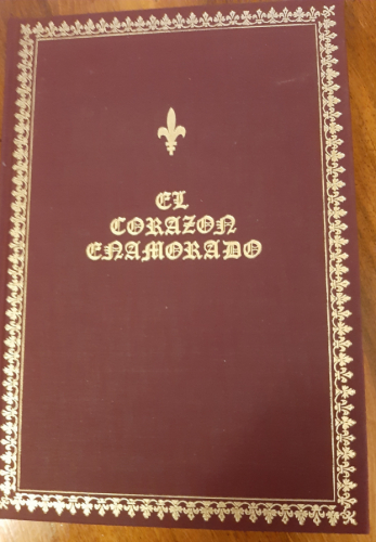 Portada del libro EL CORAZON ENAMORADO. Reproducción facsímil de las miniaturas del Codex Vindobonensis 2597 de la Biblioteca...