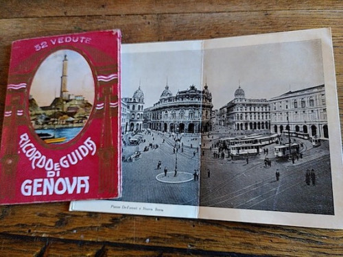 Portada del libro de 32 VEDUTE. RICORDO E GUIDES DI GENOVA