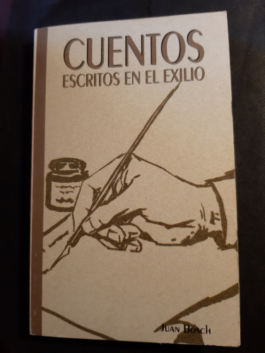 Portada del libro de Cuentos escritos en el exilio  