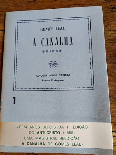 Portada del libro de A CANALHA (Versao integral)