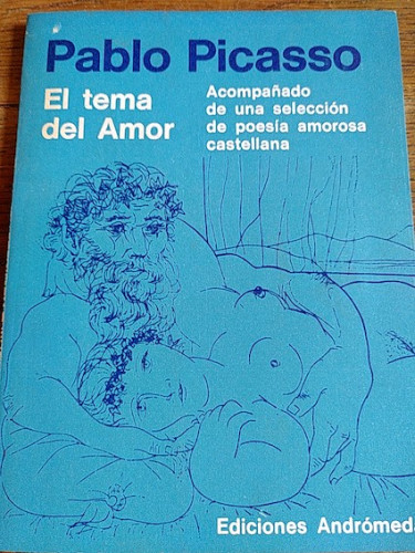 Portada del libro de EL TEMA DEL AMOR, acompañado de una selección de poesía amorosa castellana