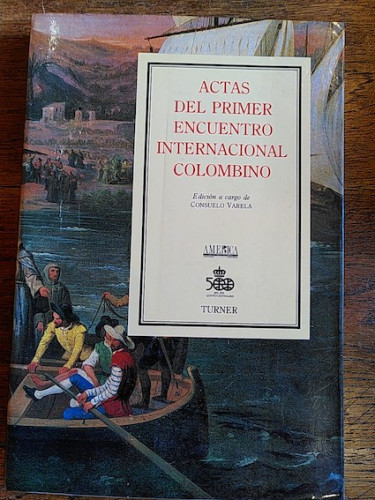 Portada del libro de ACTAS DEL PRIMER ENCUENTRO INTERNACIONAL COLOMBINO