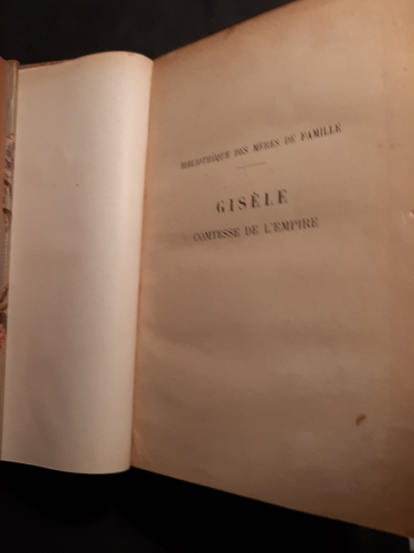 Portada del libro de GISÉLE, COMTESSE DE L'EMPIRE
