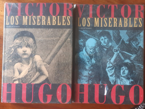 Portada del libro de LOS MISERABLES VOL I y II.
