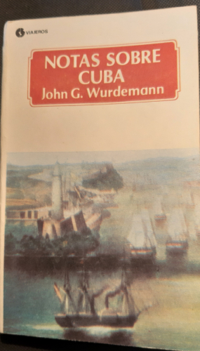 Portada del libro de notas sobre cuba  