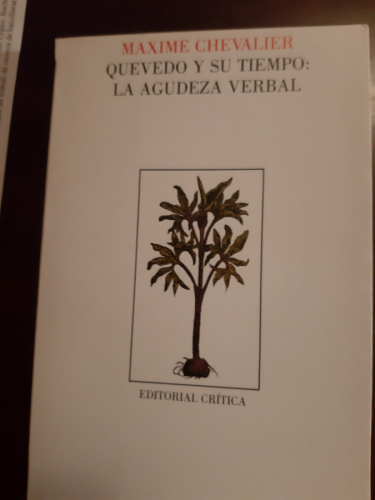 Portada del libro de Quevedo y su tiempo : La agudeza verbal