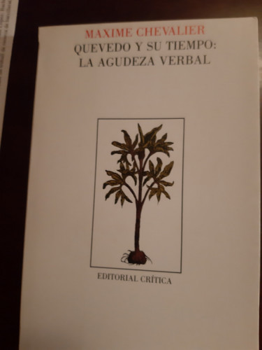 Portada del libro de Quevedo y su tiempo : La agudeza verbal