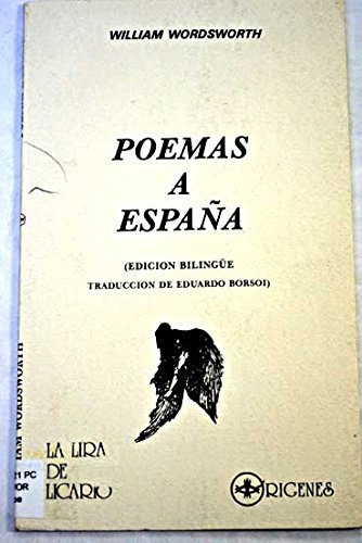 Portada del libro de Poemas a España