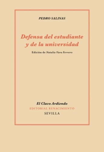 Portada del libro de DEFENSA DEL ESTUDIANTE Y DE LA UNIVERSIDAD