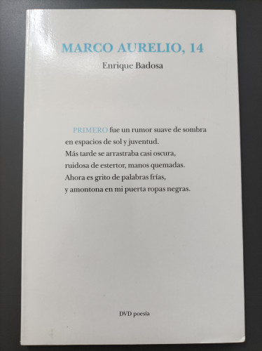 Portada del libro de Marco Aurelio, 14 