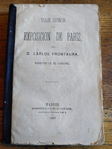 Portada del libro de VIAJE CÓMICO A LA EXPOSICIÓN DE PARÍS