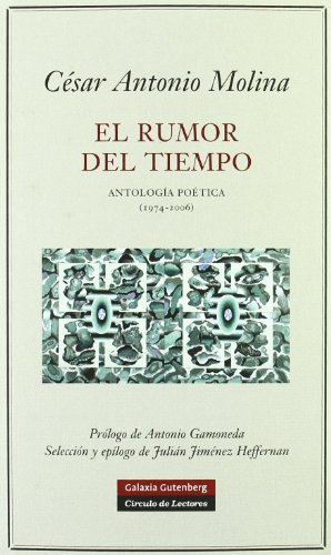 Portada del libro de EL RUMOR DEL TIEMPO. Antología poética 1974-2006