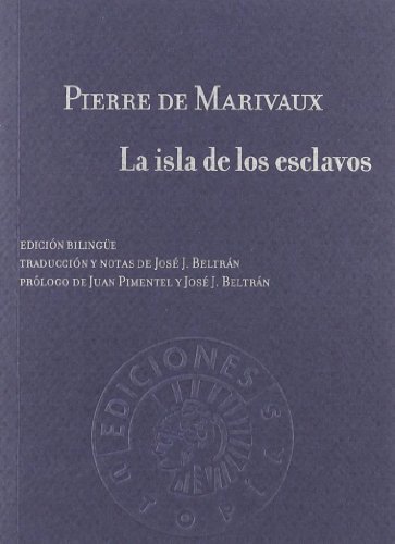 Portada del libro de La isla de los esclavos. Edición Bilingüe.