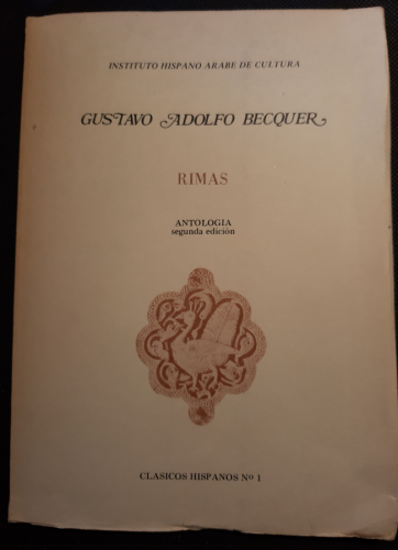 Portada del libro de Rimas  Antología