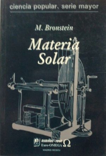 Portada del libro de MATERIA SOLAR