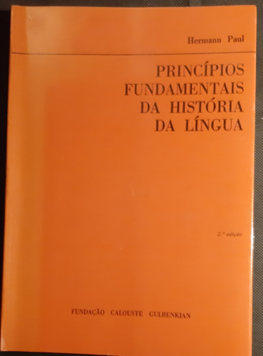 Portada del libro de Principios fundamentales de historia da lingua 