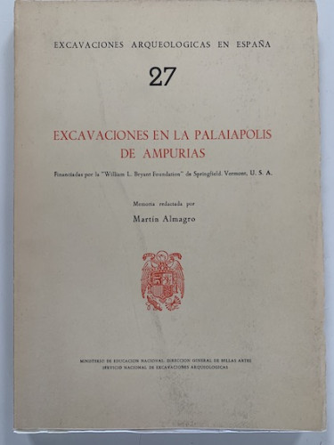 Portada del libro de EXCABACIONES EN LA POLAIAPOLIS DE AMPUDIA