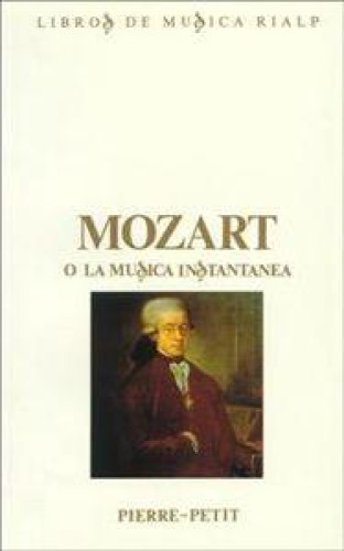 Portada del libro de Mozart o ´la música Instantánea 