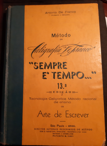 Portada del libro de Método de caligrafía de Franco. 13ª edición