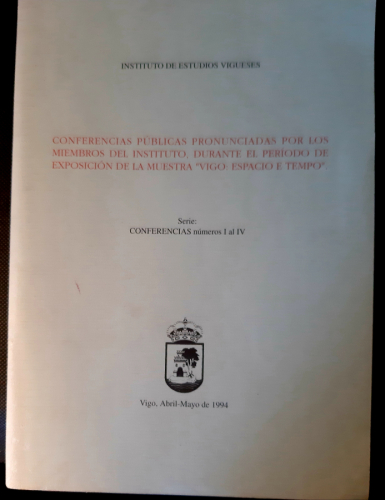 Portada del libro de Conferencias públicas pronunciadas por los miembros del Insttuto, durante el período de exposición de...