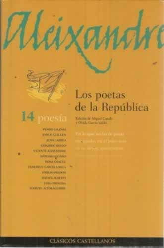 Portada del libro de LOS POETAS DE LA REPUBLICA