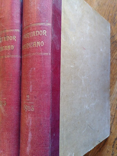 Portada del libro de EXPORTADOR AMERICANO. 1913 (DOS TOMOS, enero a diciembre, 12 ejemplares, año completo)