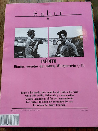 Portada del libro de Revista Saber número 6