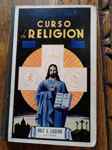 Portada del libro de CURSO DE RELIGIÓN par las escuelas y colegios católicos, libro tercero