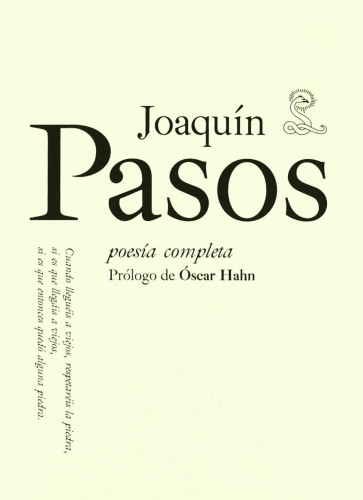 Portada del libro de Poesía completa