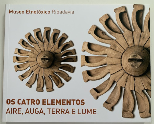 Portada del libro de OS CATRO ELEMENTOS: AIRE, AUGA, TERRA E LUME