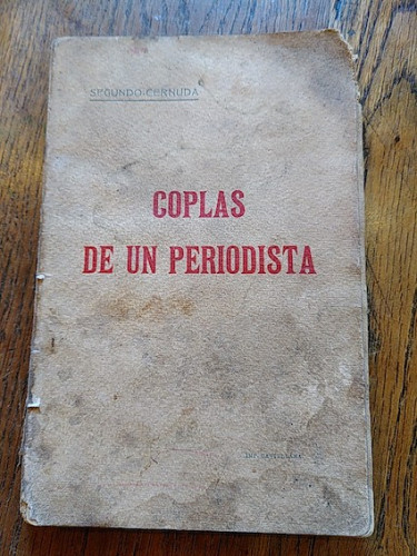 Portada del libro de COPLAS DE UN PERIODISTA