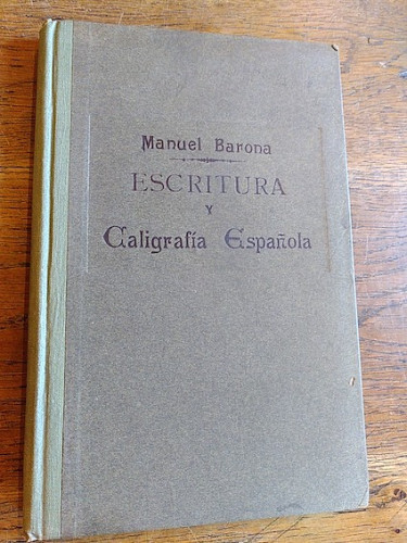 Portada del libro de ESCRITURA Y CALIGRAFÍA ESPAÑOLA