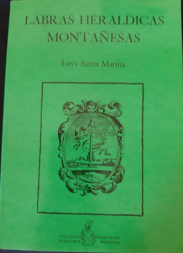 Portada del libro de LABRAS HERÁLDICAS MONTAÑERAS