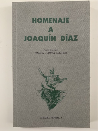 Portada del libro de HOMENAJE A JOAQUÍN DÍAZ