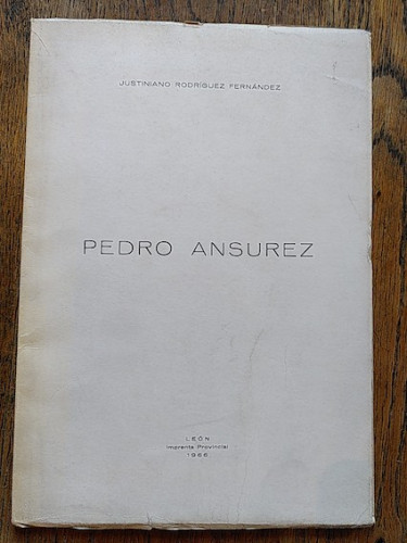 Portada del libro de PEDRO ANSÚREZ