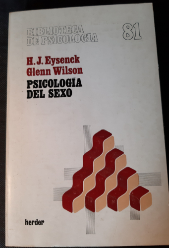 Portada del libro de PSICOLOGÍA DEL SEXO