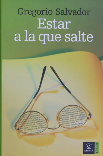 Portada del libro de Estar a la que salte