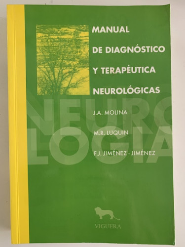 Portada del libro Manual de diagnóstico y terapéutica neurológicas