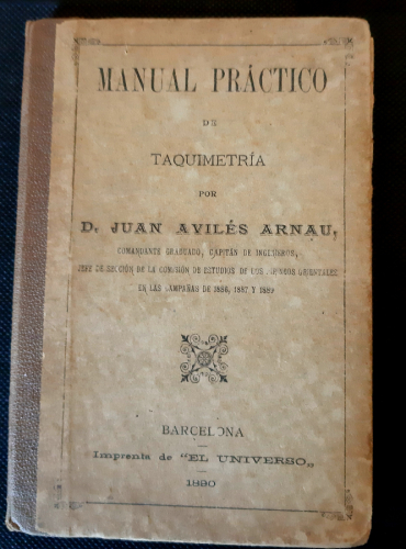 Portada del libro de MANUAL PRÁCTICO DE TAQUIMETRIA 