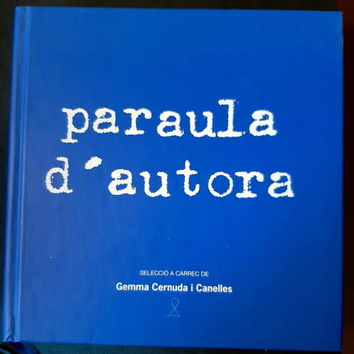 Portada del libro de Paraula d'autora