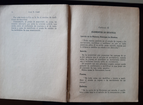 Portada del libro de RESISTENCIA DE MATERIALES. Elementos de estática, cálculos relativos a los diferentes esfuerzos, 150...