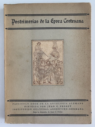 Portada del libro de POSTRIMERIAS DE LA EPOCA CORTESANA