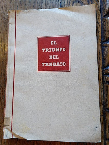 Portada del libro de EL TRIUNFO DEL TRABAJO. Una antología de ASPA
