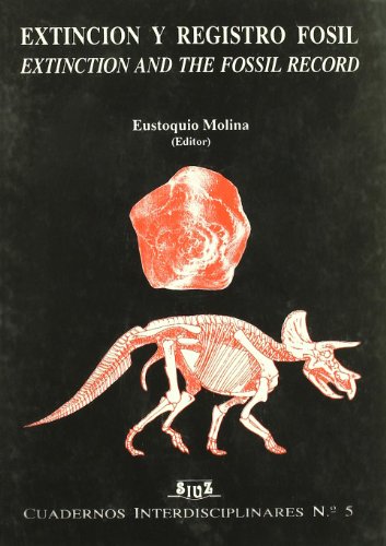 Portada del libro de Extincion y registro fosil. Cuadernos interdisciplinares, nº 5. bilingüe
