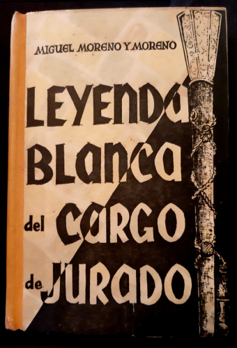 Portada del libro de LEYENDA BLANCA DEL CARGO DE JURADO