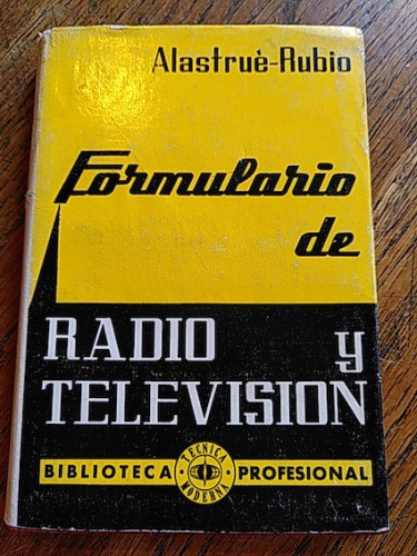 Portada del libro de FORMULARIO DE RADIO Y TELEVISIÓN