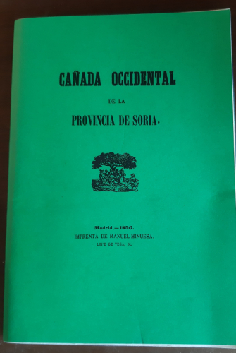 Portada del libro de CAÑADA OCCIDENTAL DE LA PROVINCIA DE SORIA.